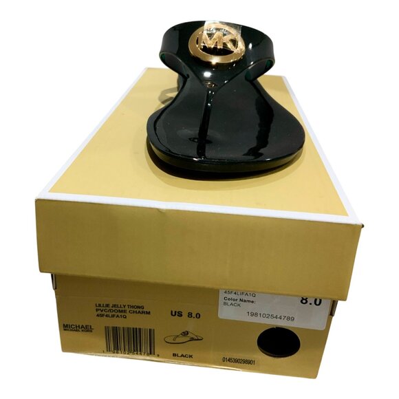 NWT MICHAEL KORS LILLIE JELLY WOMEN'S THONG SANDALS FLIP FLOPS SIZE 7 8 9 10 11 - Picture 6 of 8